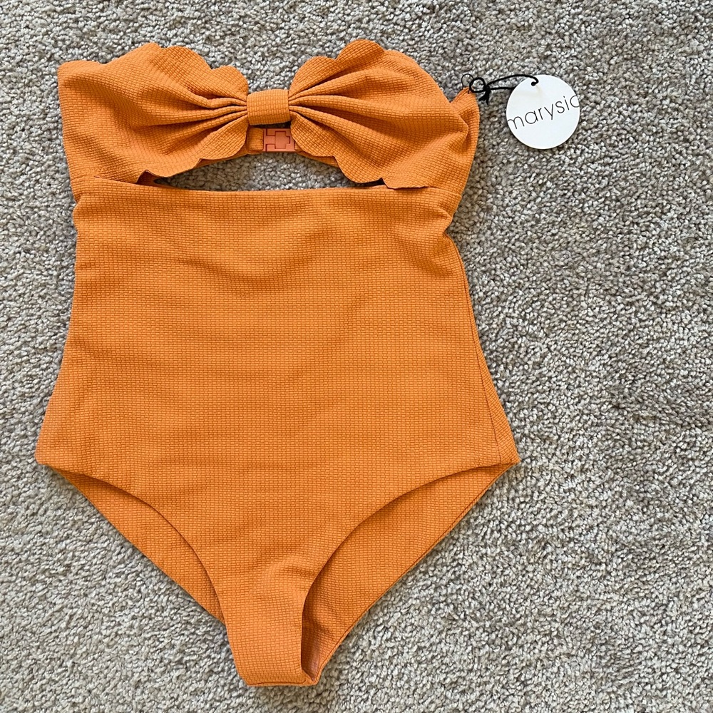 Marysia swim Antibes Maillot in peach NEW With tags!